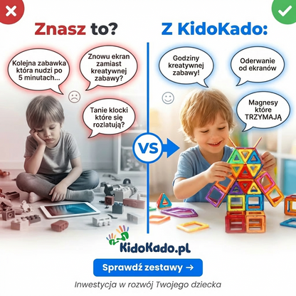 Magnetyczne Klocki KidoKado™